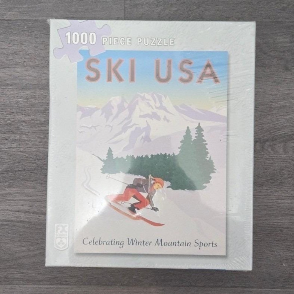 FX Schmid Ski USA 1000pc Puzzle Restoration Hardware Kathleen Herlihy-Paoli